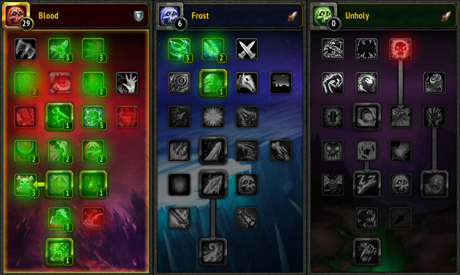 Talents for Blood Death Knights