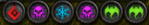 Death Knight Runes - 1 Blood rune and 1 Frost rune as Death runes