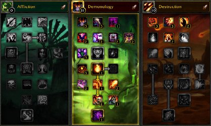 Demonology Warlock Shadow Bolt Build