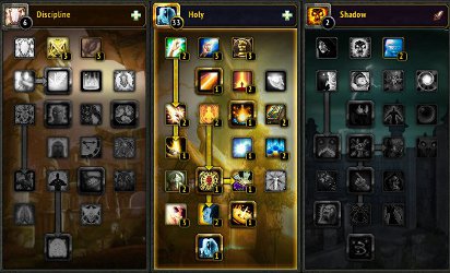 Veiled Shadows/Spirit of Redemption Holy Priest Specialisation