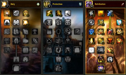 Standard Retribution Paladin Specialisation