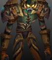 Sanctified Ahn'Kahar Blood Hunter's Battlegear Copy