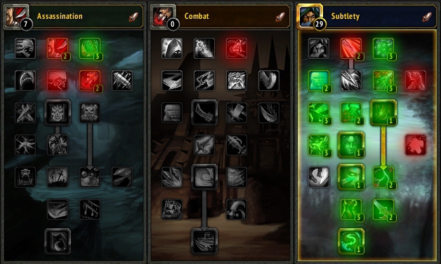 Customising Subtlety Rogue Standard Build
