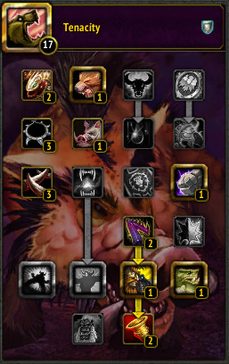 Tenacity Pet Talents
