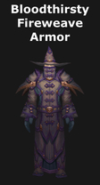 Bloodthirsty Fireweave Armor