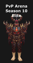 Death Knight PvP Arena Season 10 Elite Set