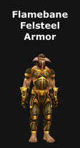 Plate Flamebane Felsteel Armor