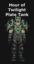 Hour of Twilight Plate Tank Set