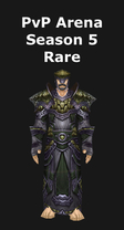 Shaman PvP Arena Season 5 Rare Set