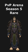Warlock PvP Arena Season 5 Rare Set