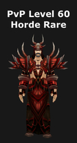 Warlock PvP Level 60 Horde Rare Set