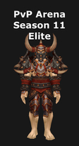 Warrior PvP Arena Season 11 Elite Set