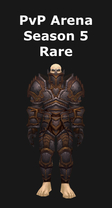 Warrior PvP Arena Season 5 Rare Set