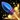 Small Blue Rocket Icon